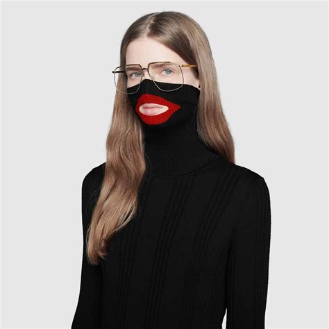 gucci monkey|gucci balaclava knit top.